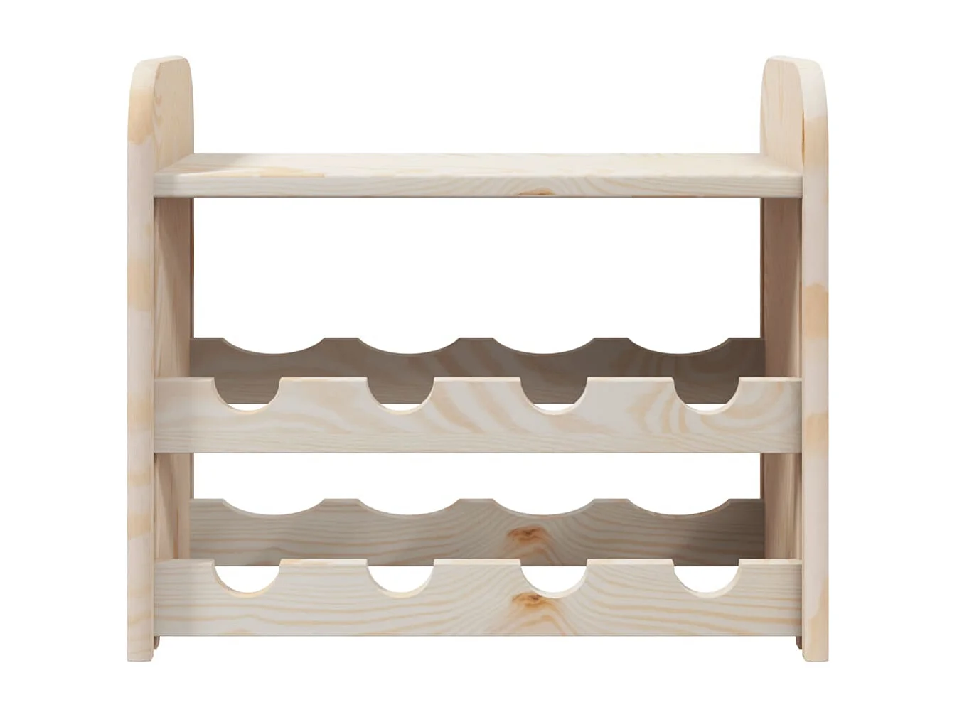 Casier à vin avec panneau supérieur 43x25x37 cm bois pin massif