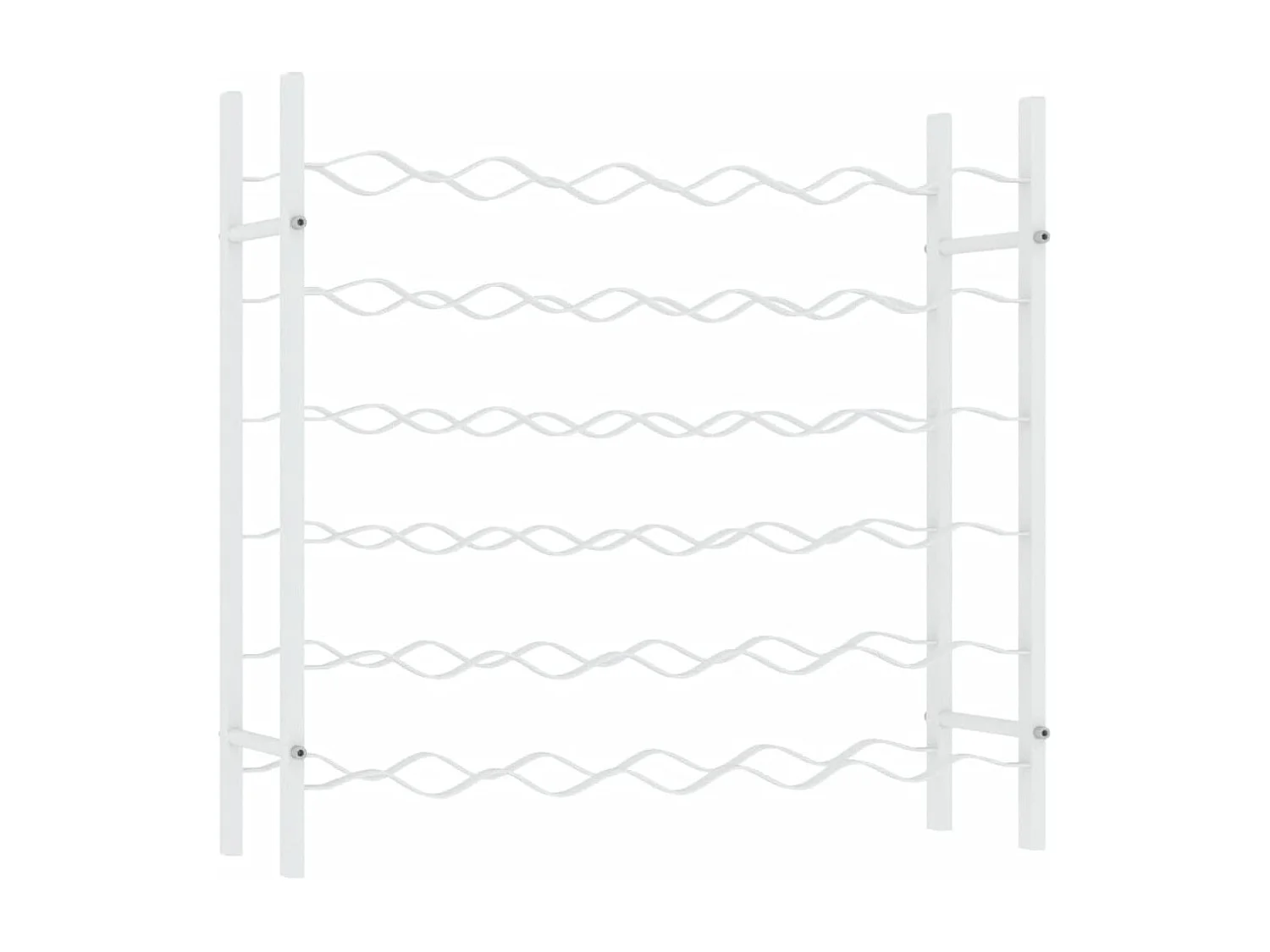 Garrafeira para 36 garrafas Metal Branco