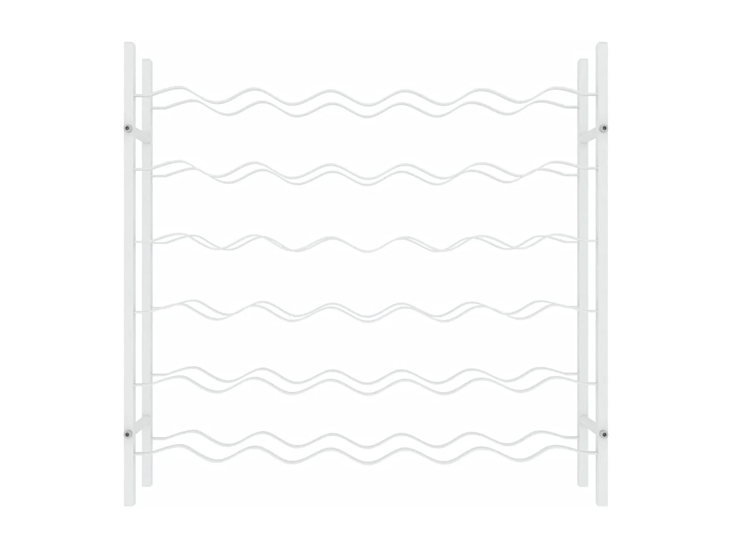 Garrafeira para 36 garrafas Metal Branco