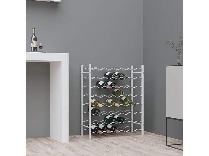 Portabottiglie Versa in stile moderno, misure (H x L x L) 70 x 48 x 24 cm, bianco | Leroy Merlin