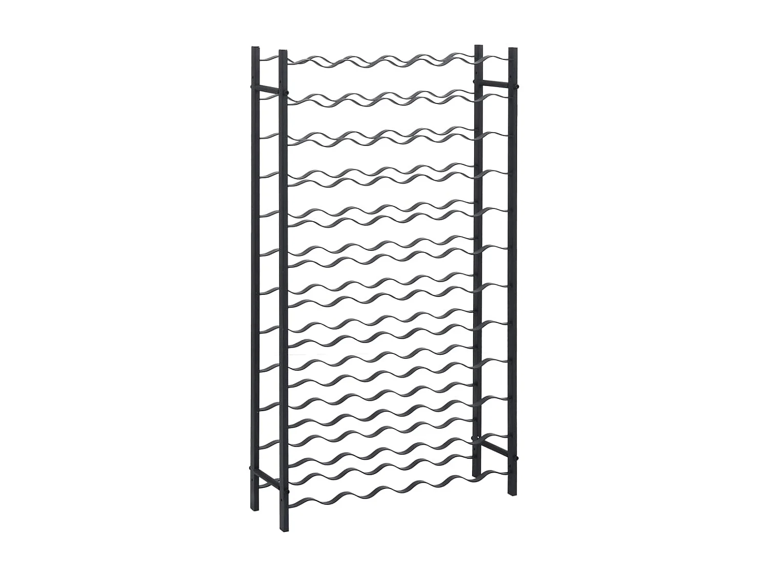 Garrafeira para 72 garrafas Ferro Preto