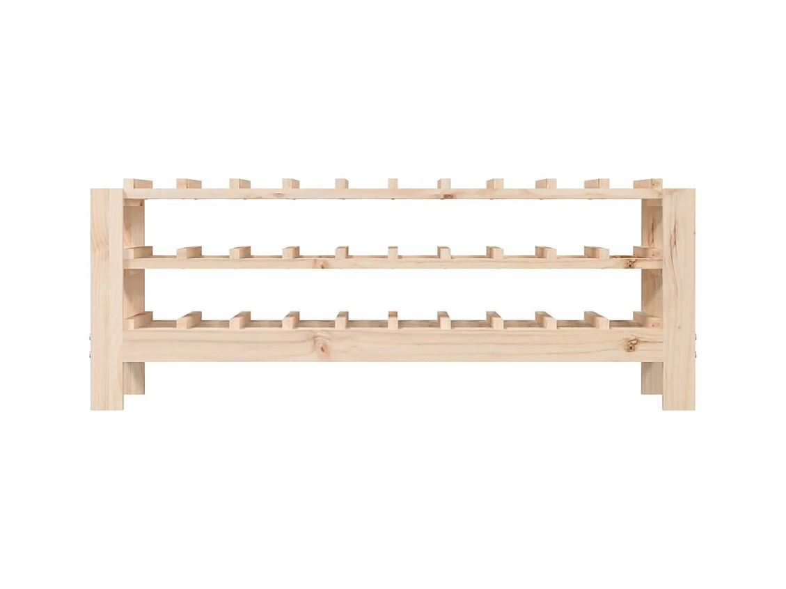 Casier à vin 109,5x30x42 cm Bois de pin massif