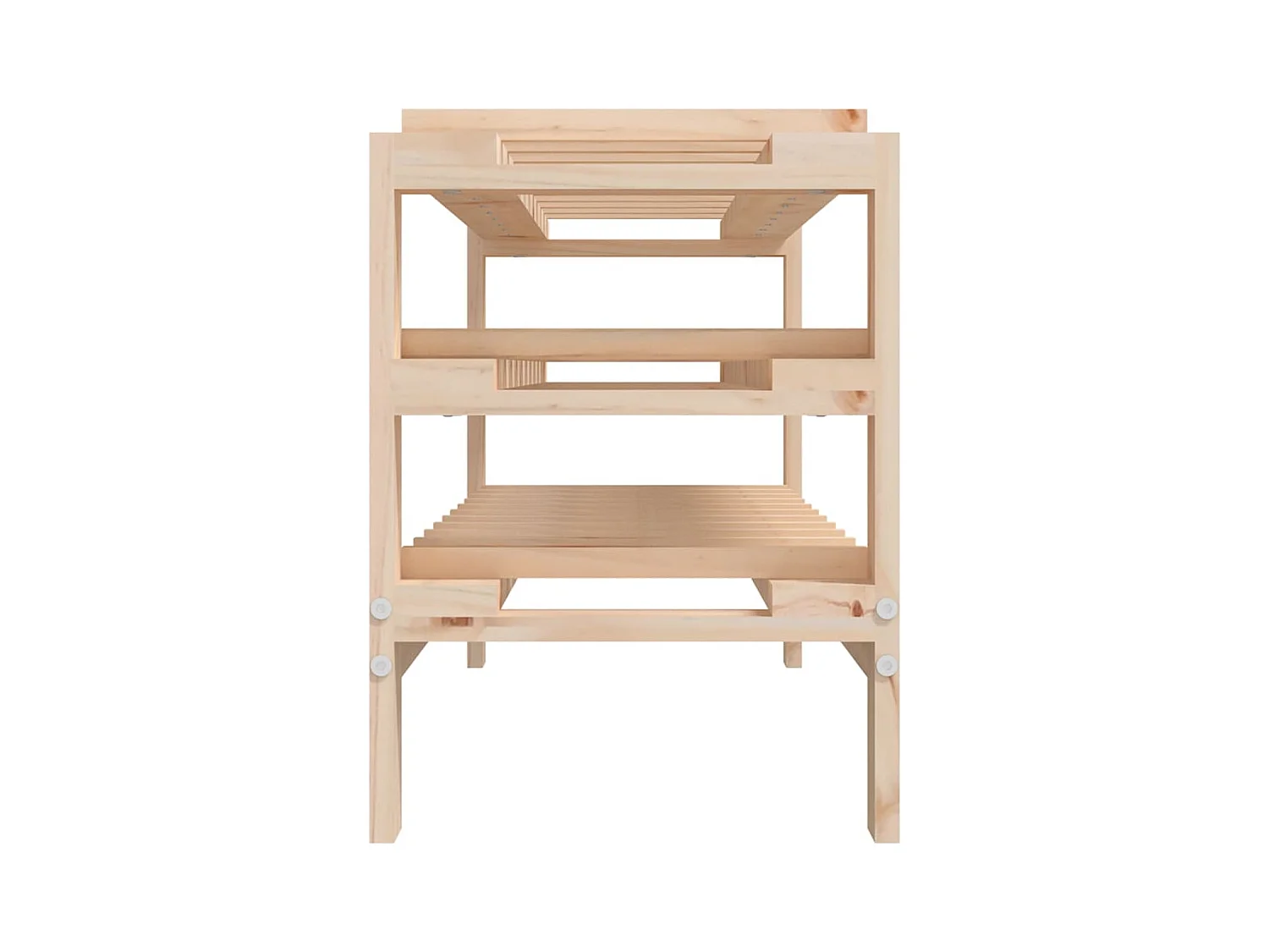 Casier à vin 109,5x30x42 cm Bois de pin massif