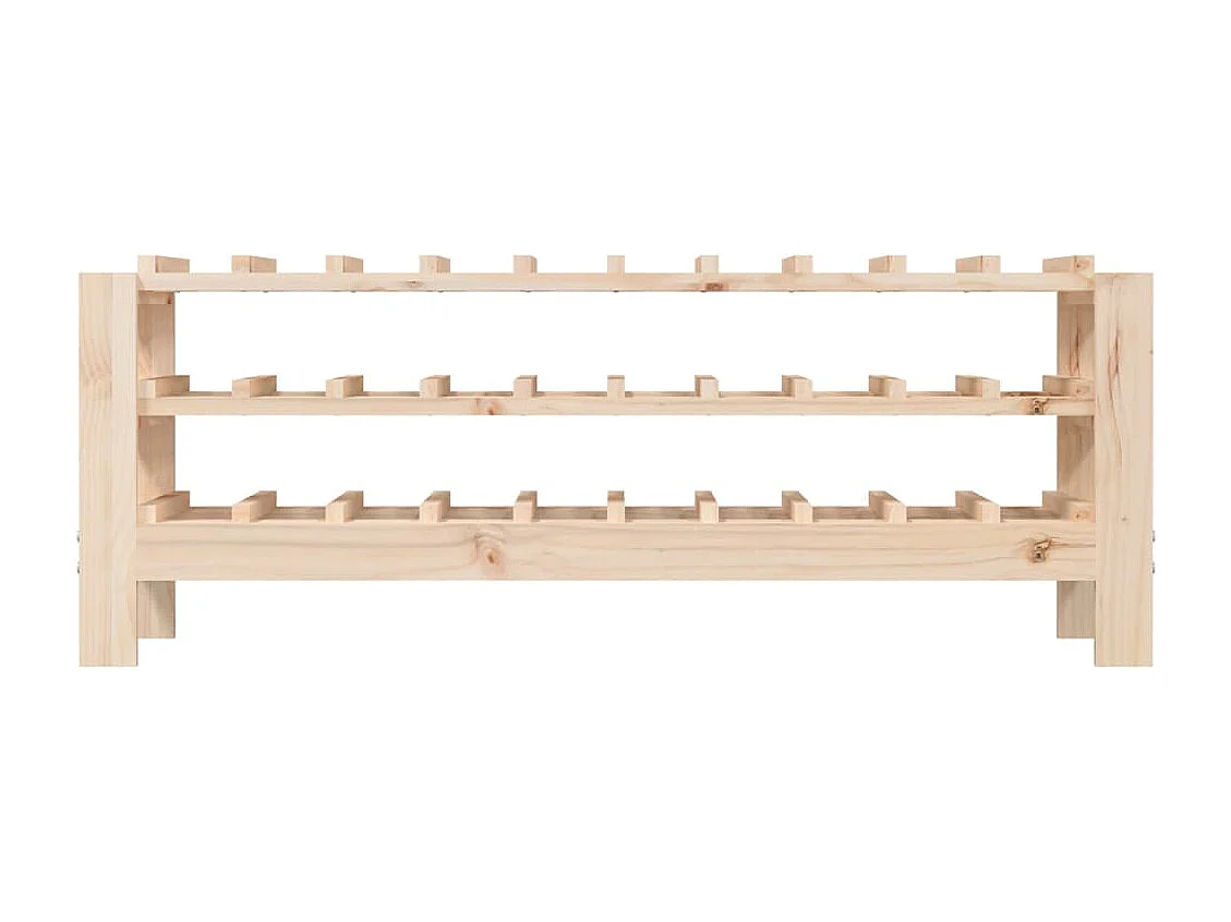Casier à vin 109,5x30x42 cm Bois de pin massif