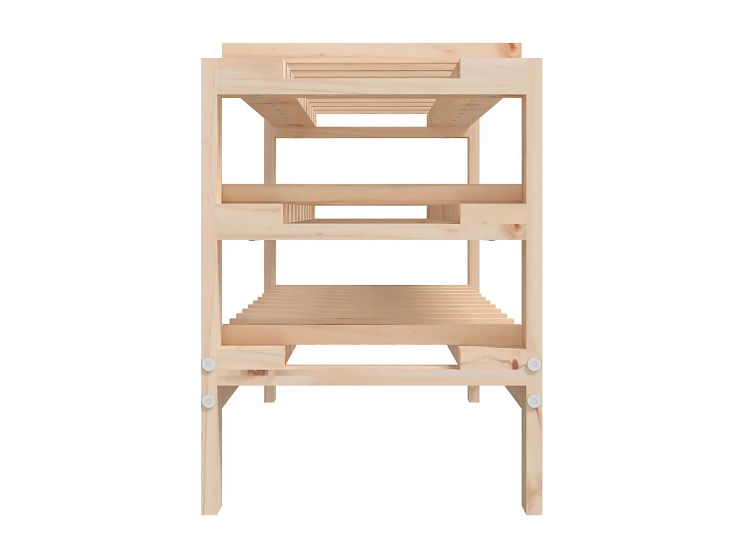 Casier à vin 109,5x30x42 cm Bois de pin massif