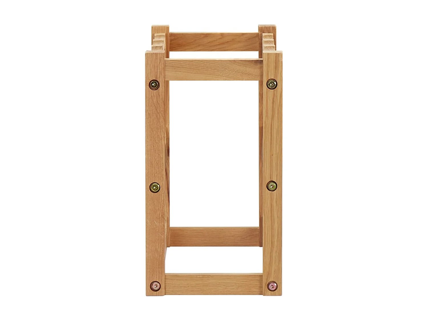 Portabottiglie per 12 bottiglie 47x21x36 cm Legno di rovere