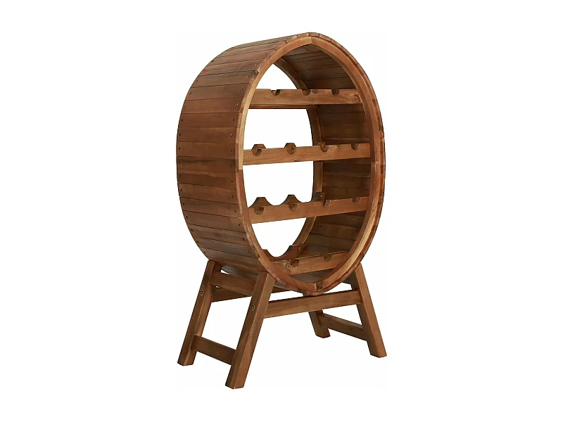 Garrafeira para 13 garrafas Madeira maciça de acácia