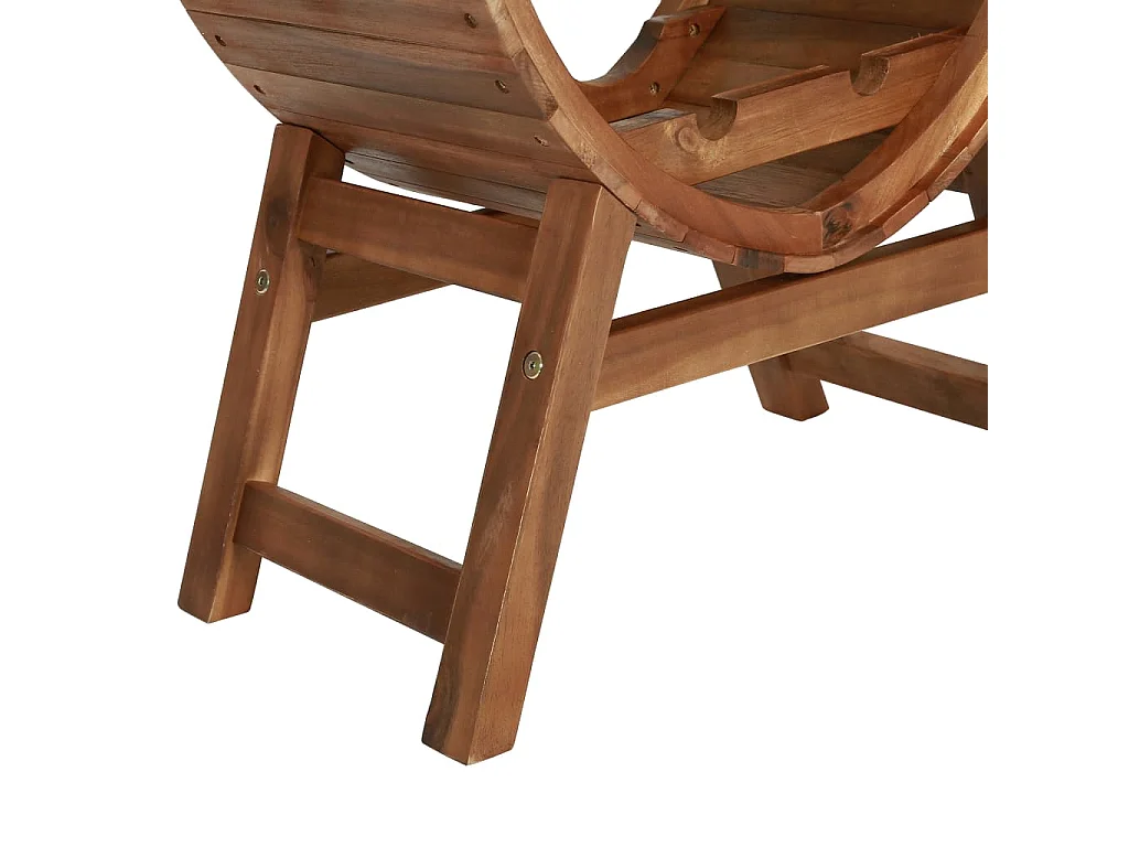 Portabottiglie da 13 bottiglie. Legno massello di acacia