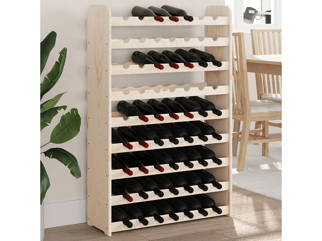 Casier à vin 72,5x25x111,5 cm Bois de pin massif