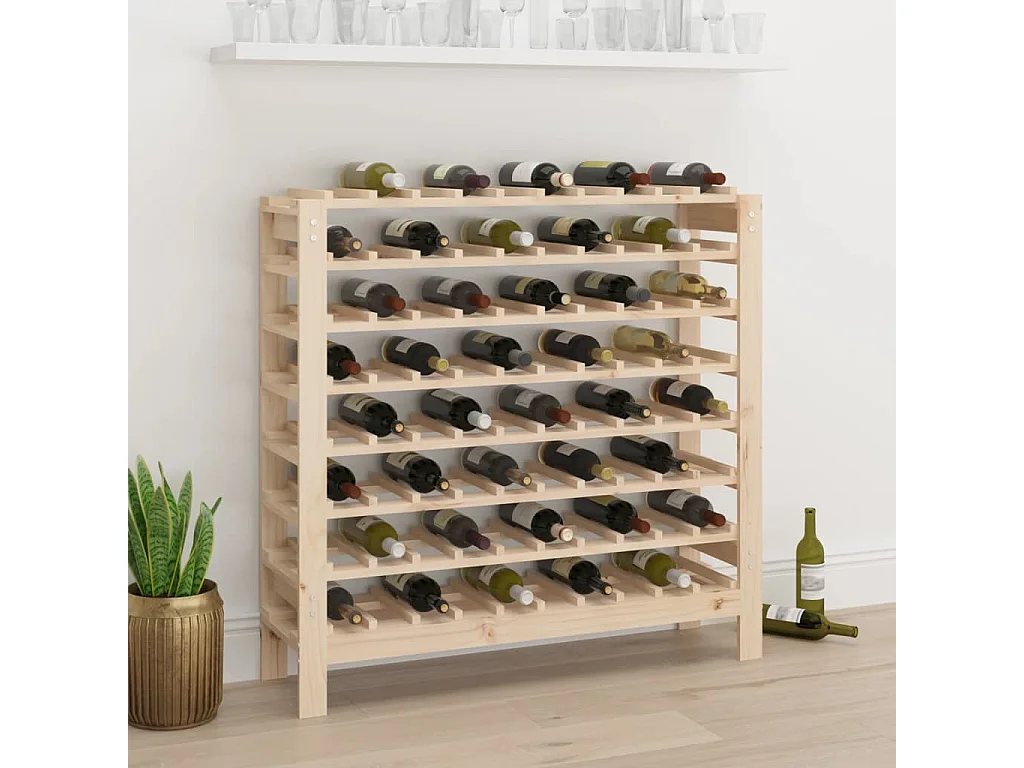 Casier à vin 109,5x30x107,5 cm Bois de pin massif