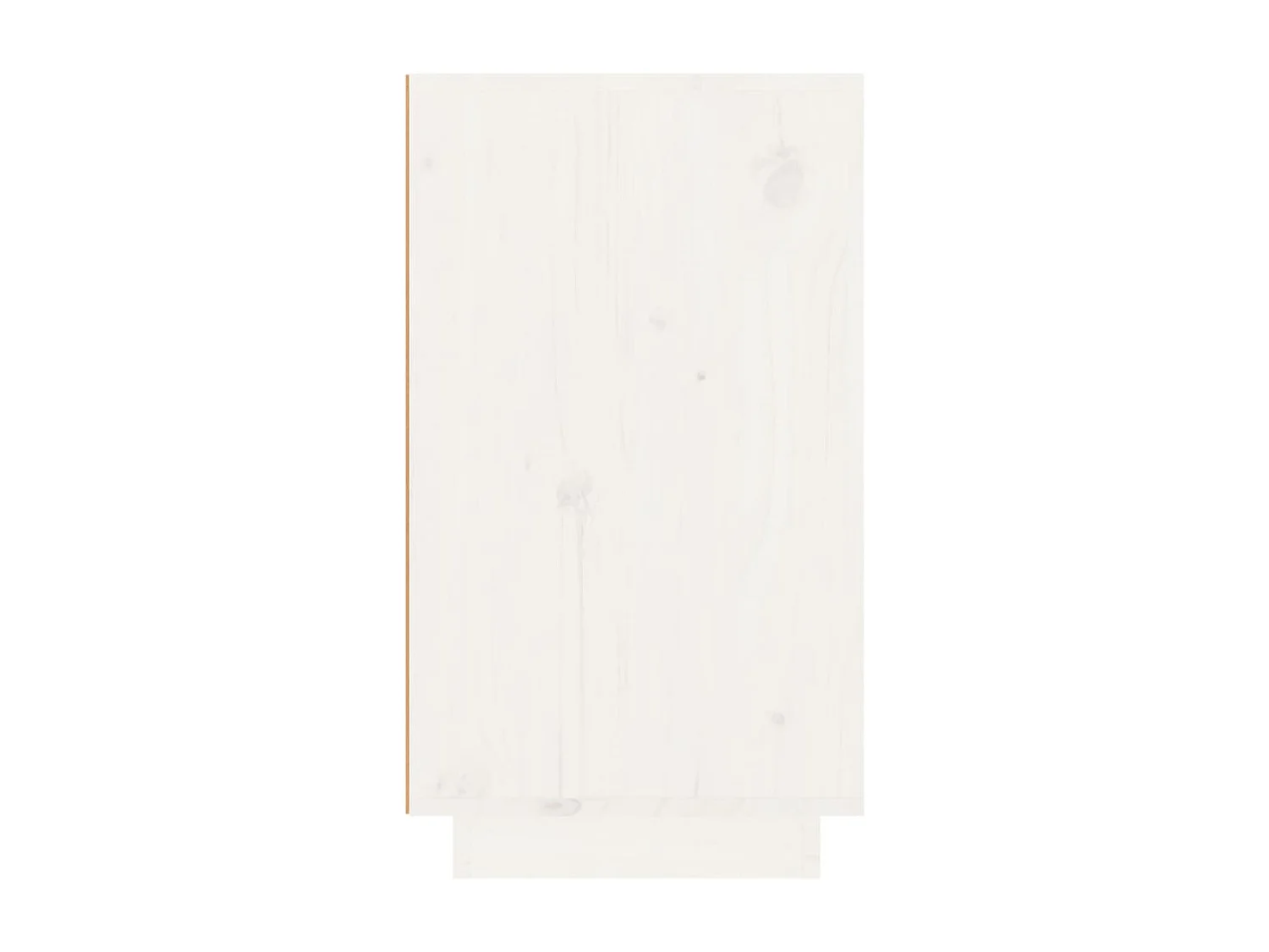 Weinschrank Weiß 23x34x61 cm Massives Kiefernholz