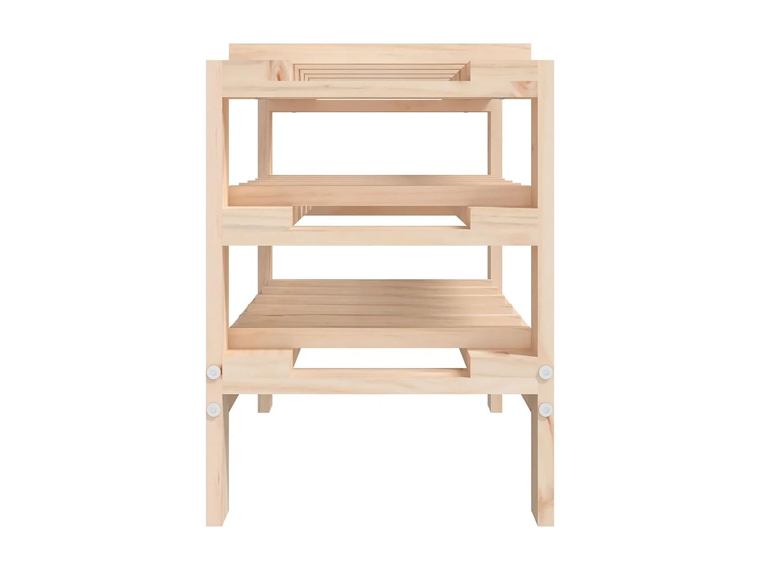 Portabottiglie 61,5x30x42 cm Legno di pino massiccio