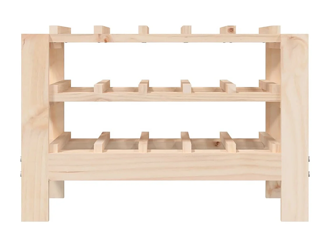 Casier à vin 61,5x30x42 cm Bois de pin massif