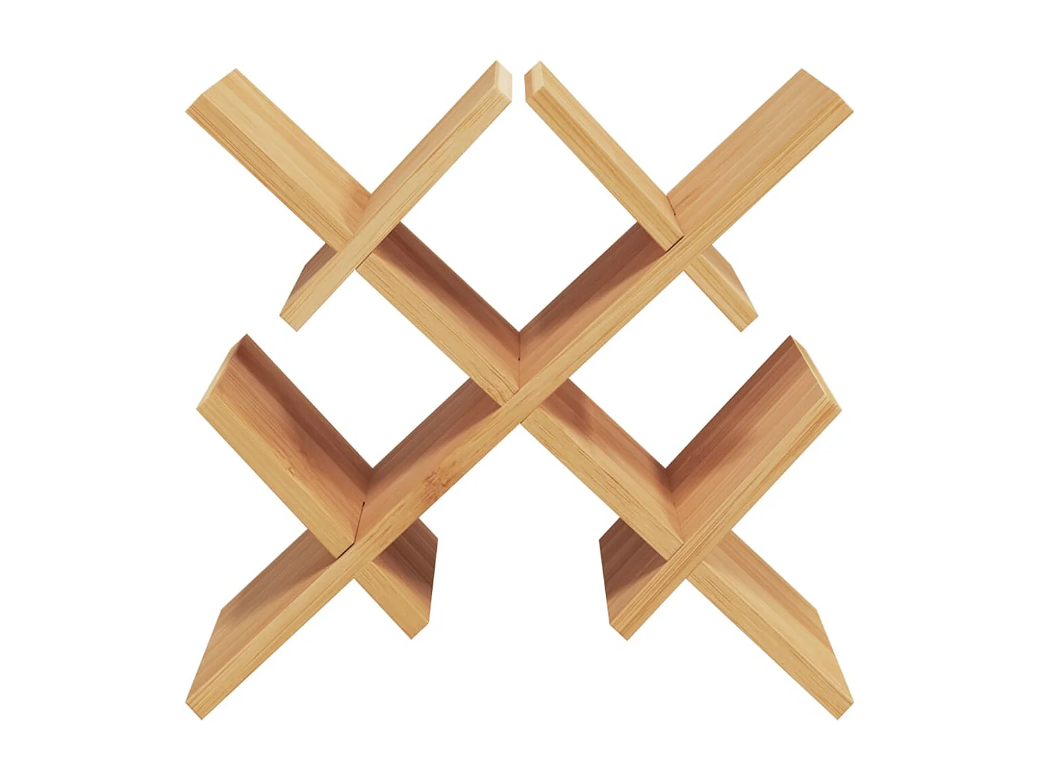 Casier à vin pour 5 bouteilles 41x15x25 cm bambou