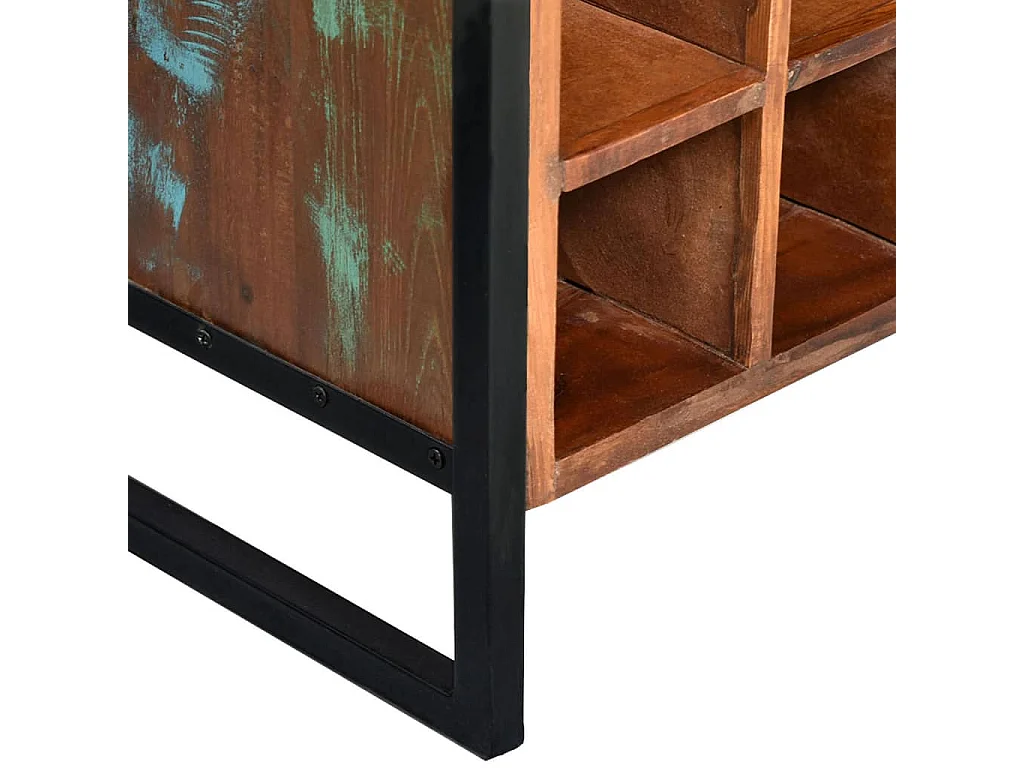 Portabottiglie 16 bottiglie Legno massello di recupero