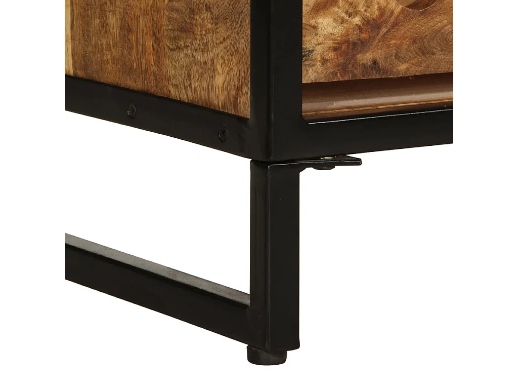 Casier à vin pour 9 bouteilles bois massif de manguier