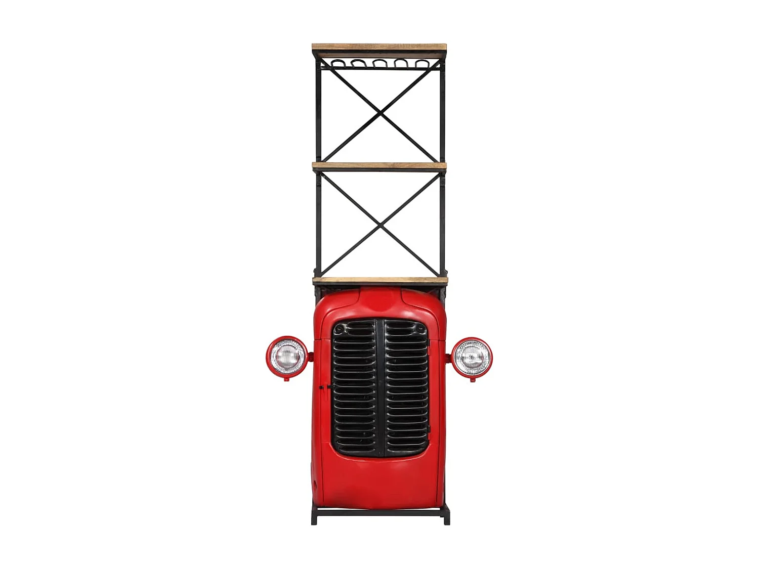 Traktor-Weinkeller 49x31x172 cm Massives Mangoholz