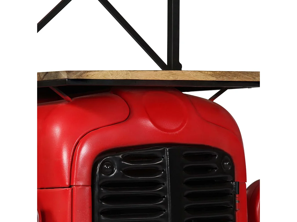 Traktor-Weinkeller 49x31x172 cm Massives Mangoholz