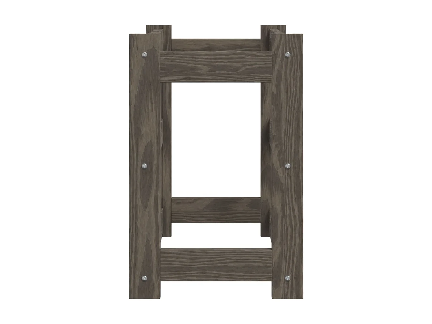 Casier à bouteilles pour 12 bouteilles gris bois pin solide