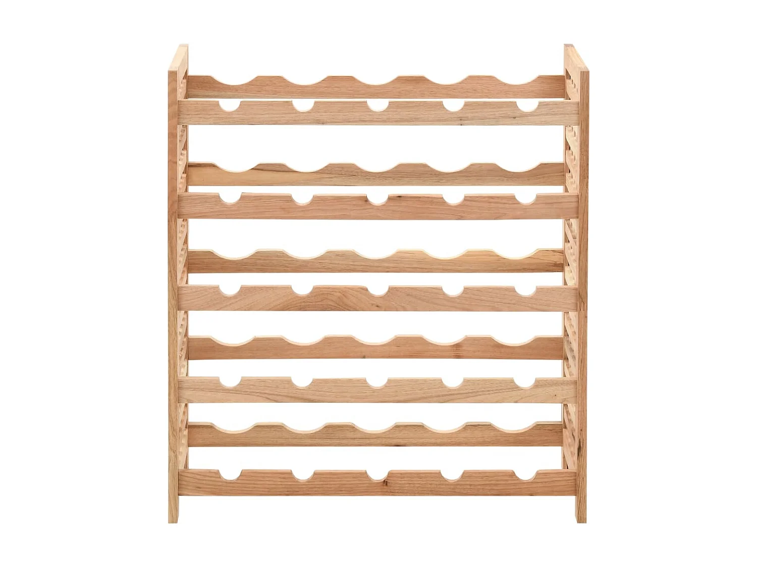 Garrafeira para 25 garrafas Madeira de nogueira 63x25x73cm