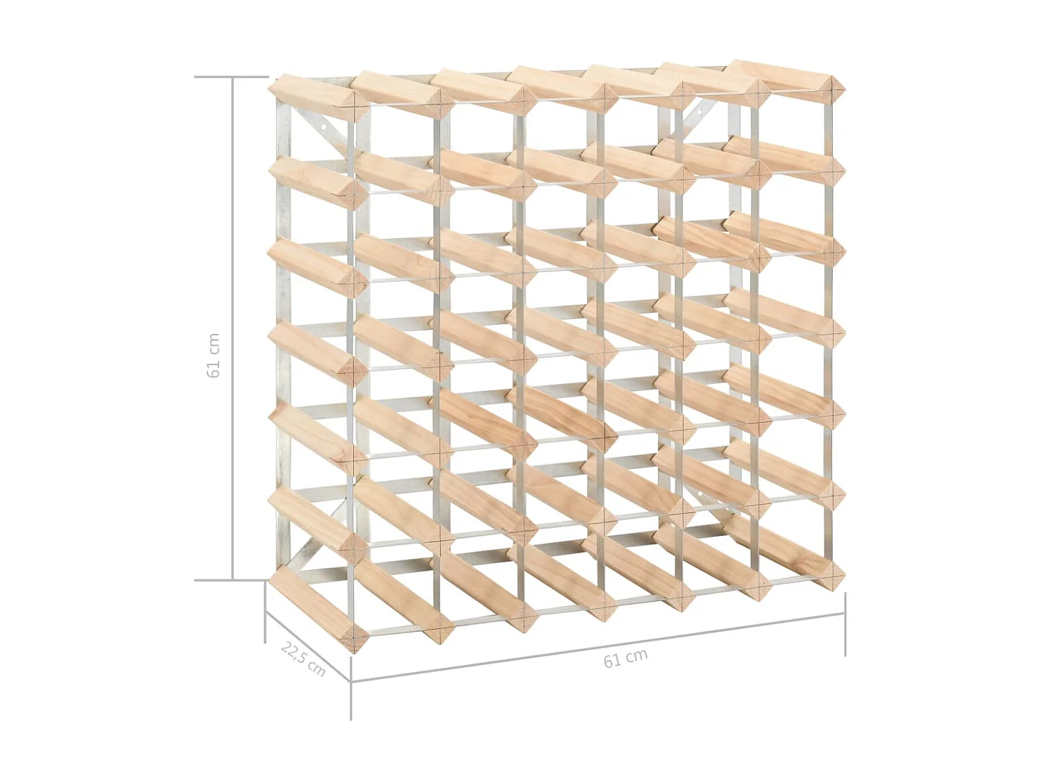 Garrafeira 42 garrafas Em pinho maciço