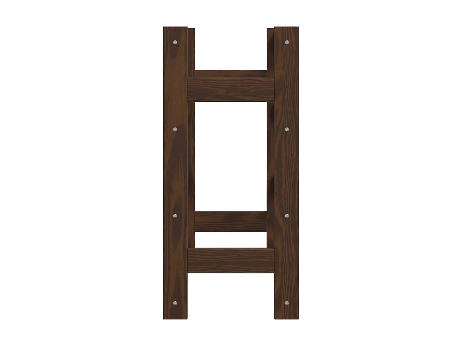 Wijnrek voor 16 flessen bruin massief grenenhout