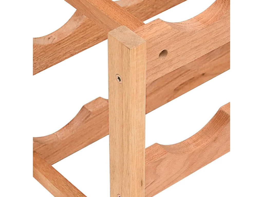 Weinregal für 12 Flaschen. Massives Walnussholz