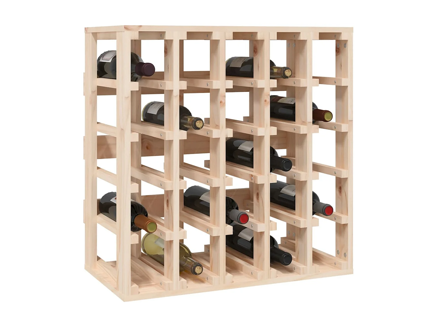 Casier à vin 58,5x33x60,5 cm Bois de pin massif