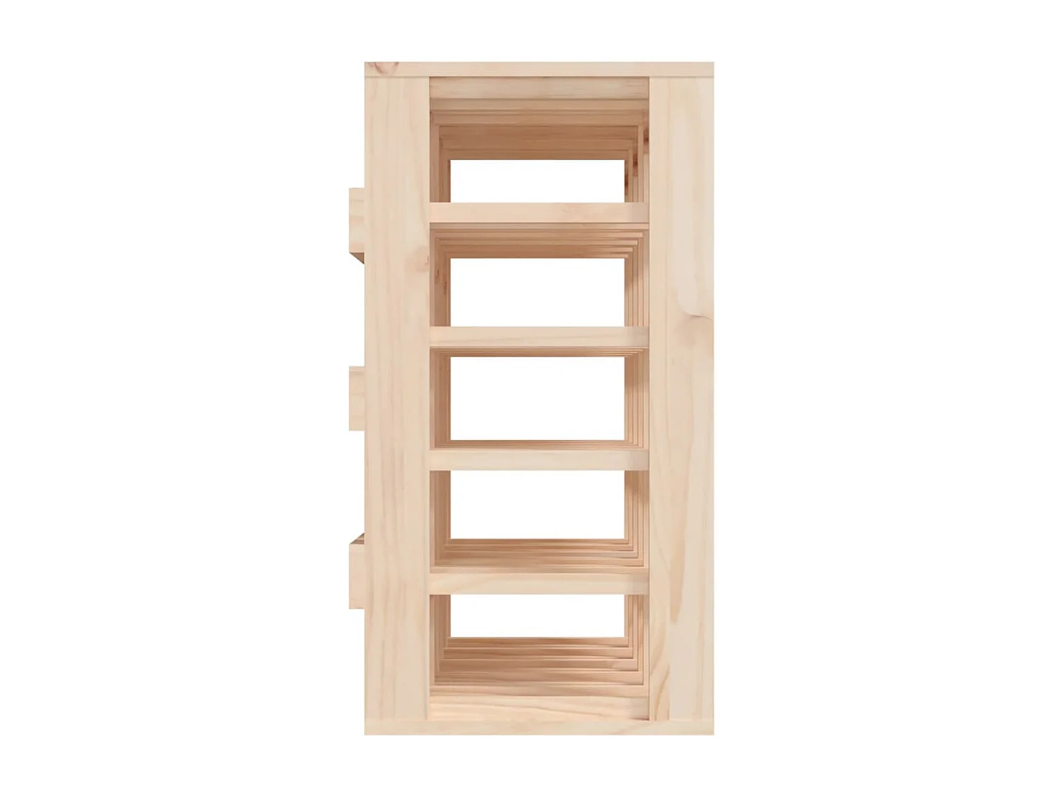 Casier à vin 58,5x33x60,5 cm Bois de pin massif