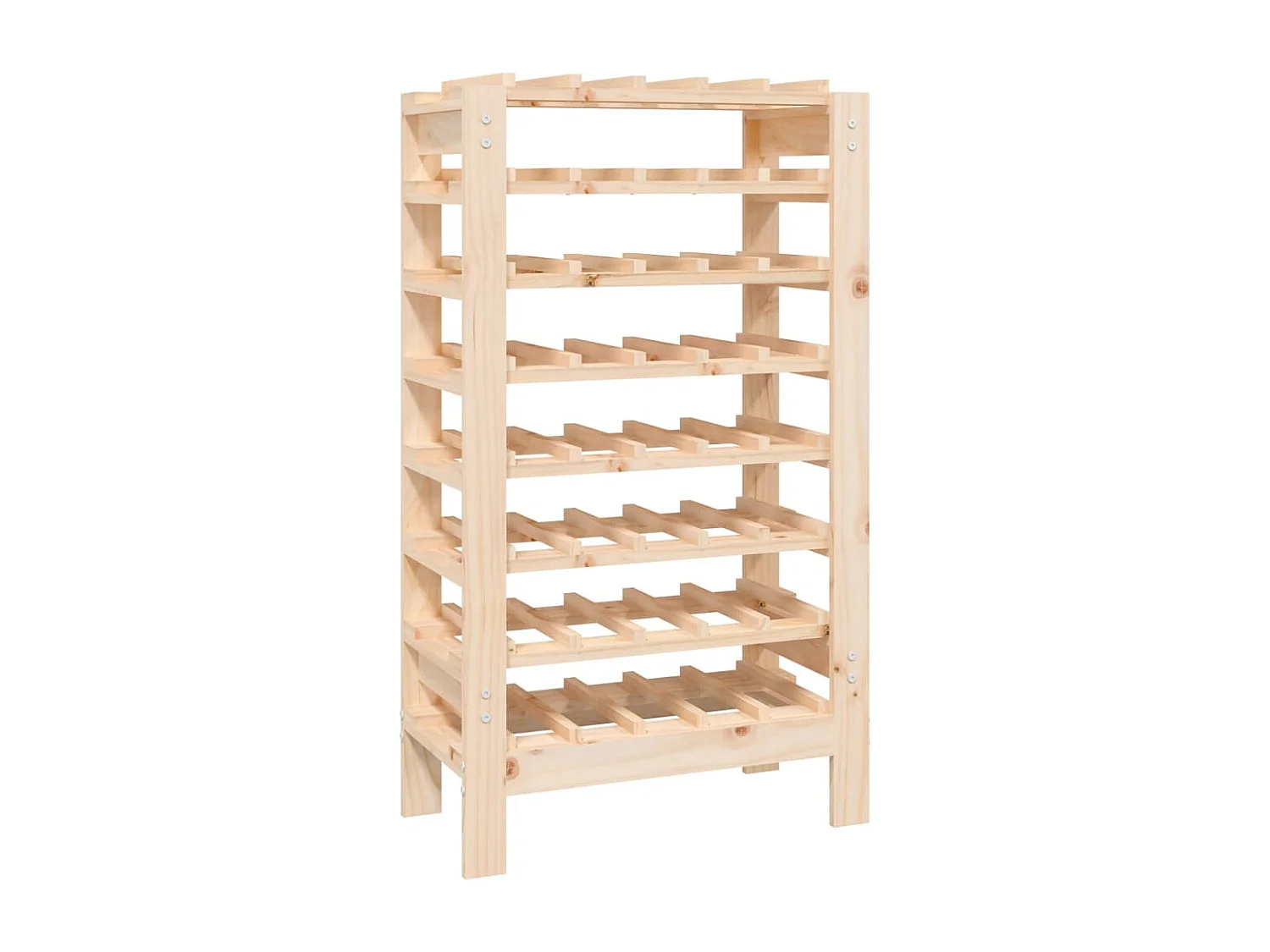 Wijnrek 61,5x30x107,5 cm Massief grenenhout