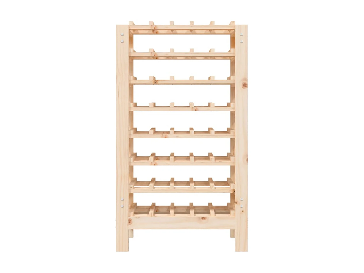 Portabottiglie 61,5x30x107,5 cm Legno di pino massiccio