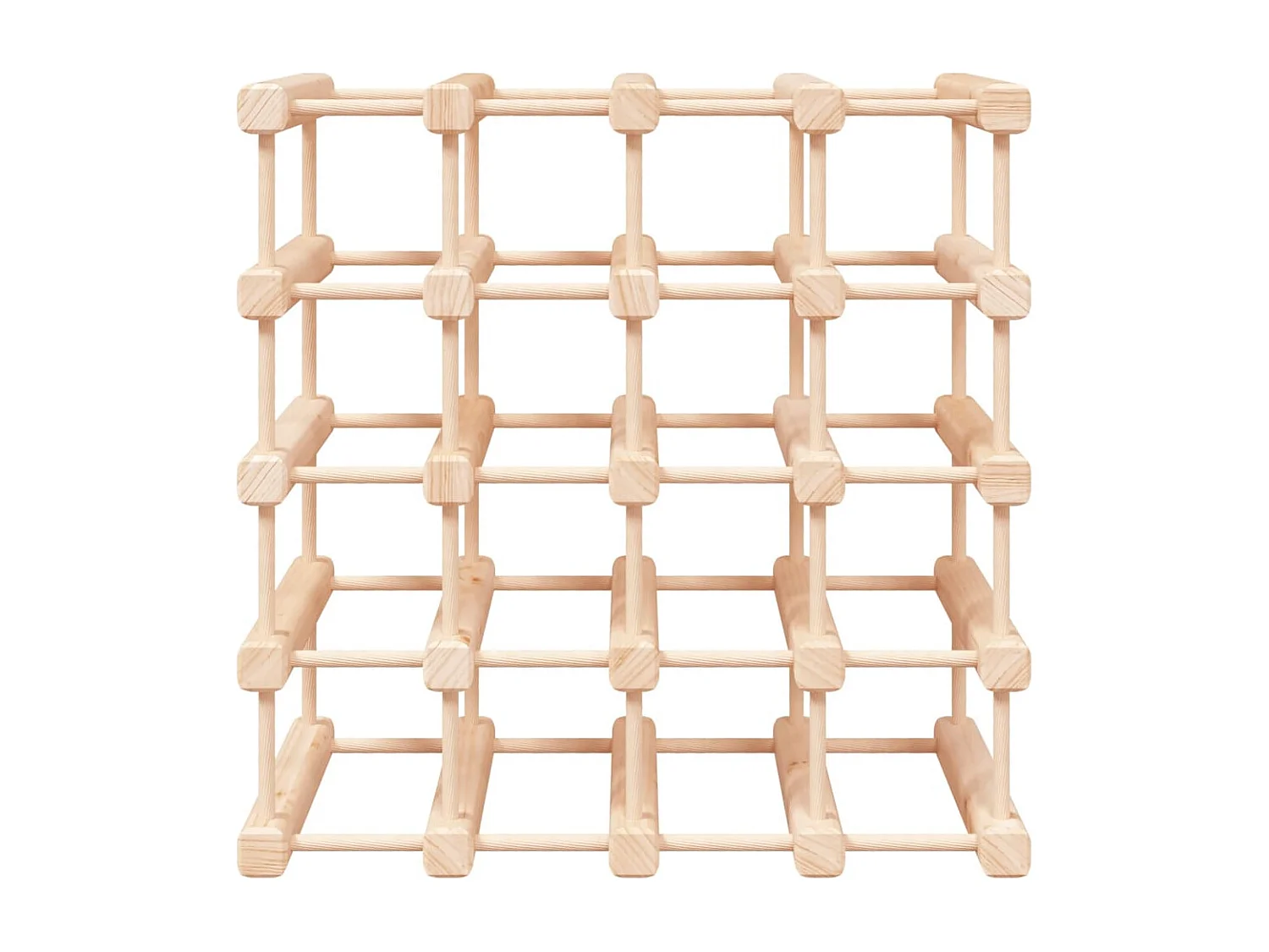 Garrafeira para 20 garrafas 46,5x23x46,5 cm pinho maciço