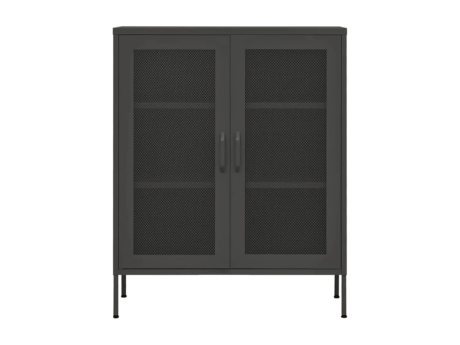 Armário de armazenamento antracite 80x35x101,5 cm Aço