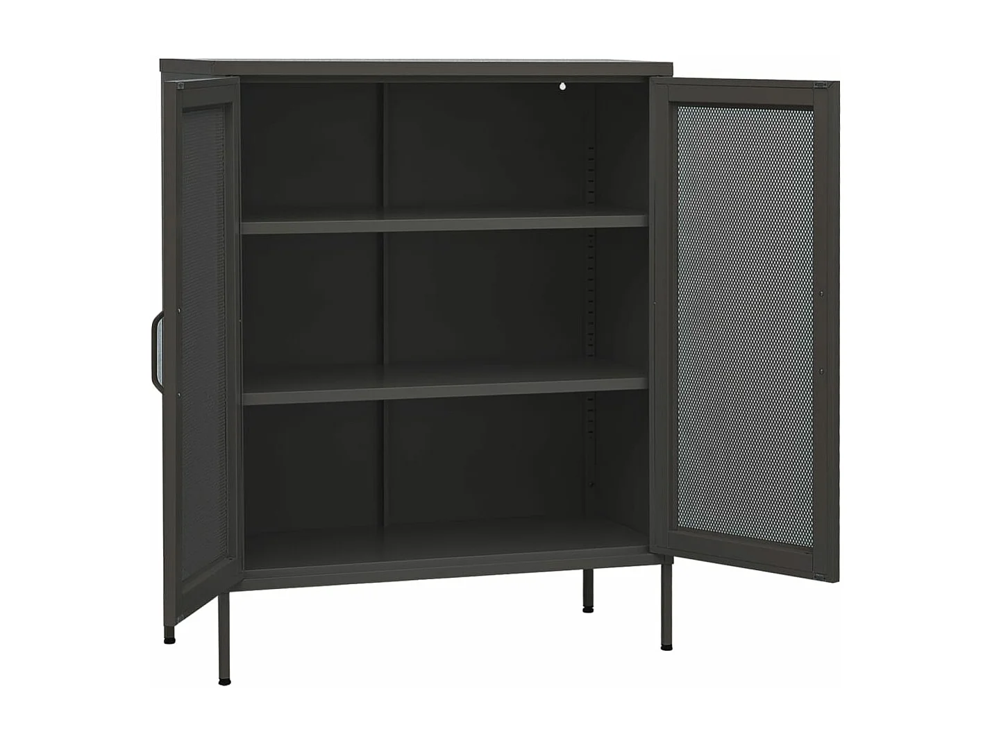 Armário de armazenamento antracite 80x35x101,5 cm Aço