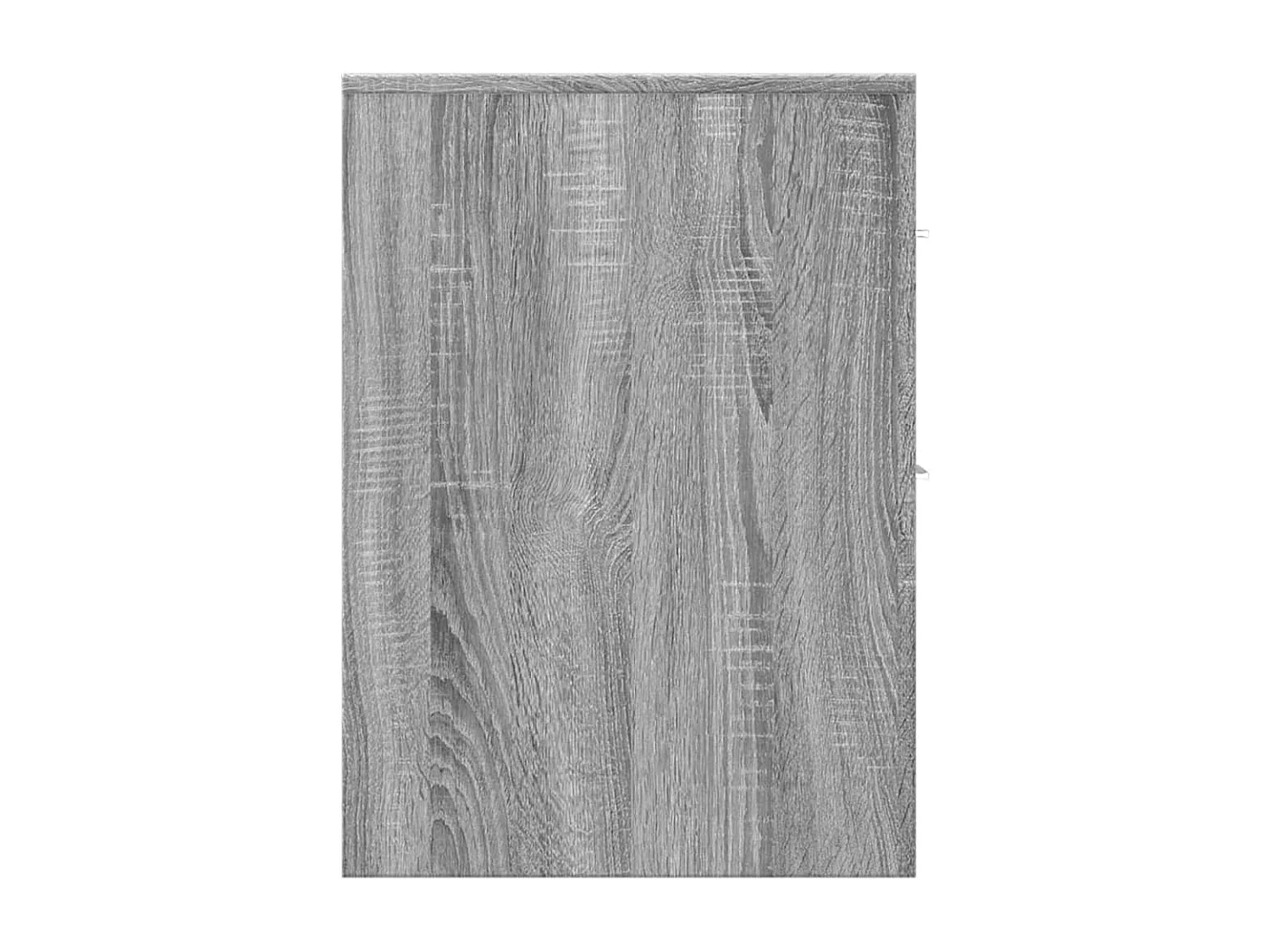 Armoire de salle de bain étroite avec roulettes sonoma gris