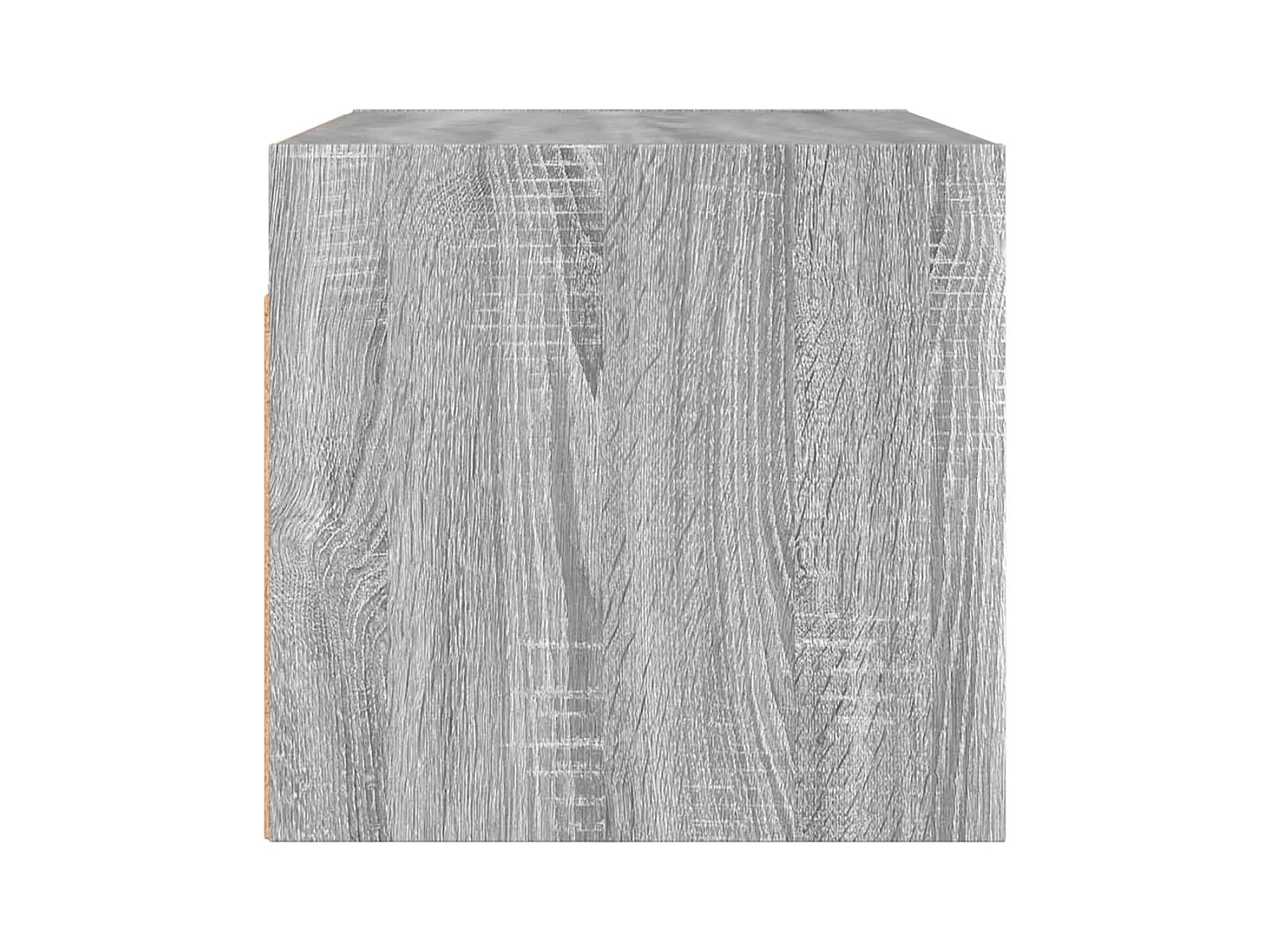 Mueble de pared con puertas de cristal sonoma gris 68,5x37x35 cm
