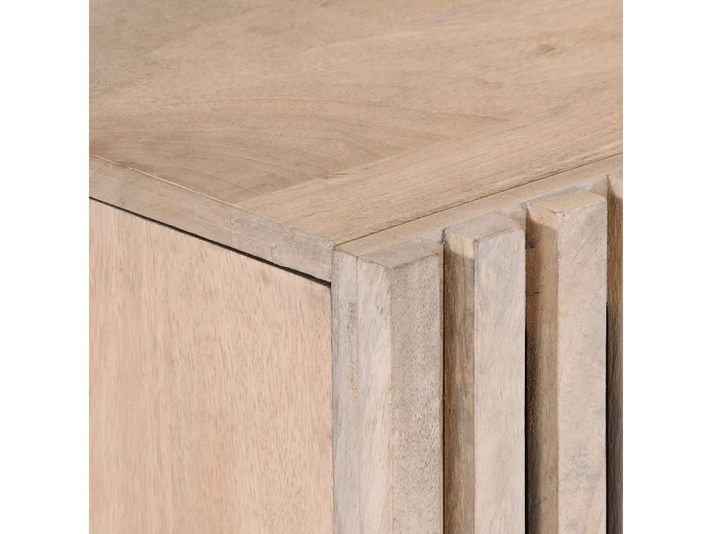 Buffet 90x34x75 cm bois massif de manguier