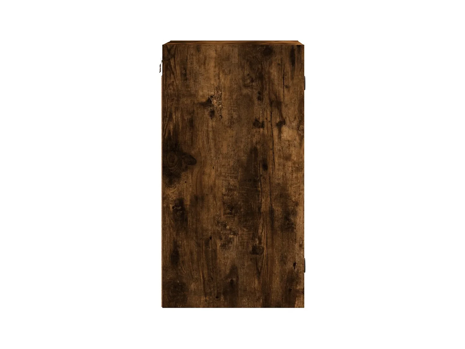Armoire murale avec portes en verre chêne fumé 35x37x68,5 cm