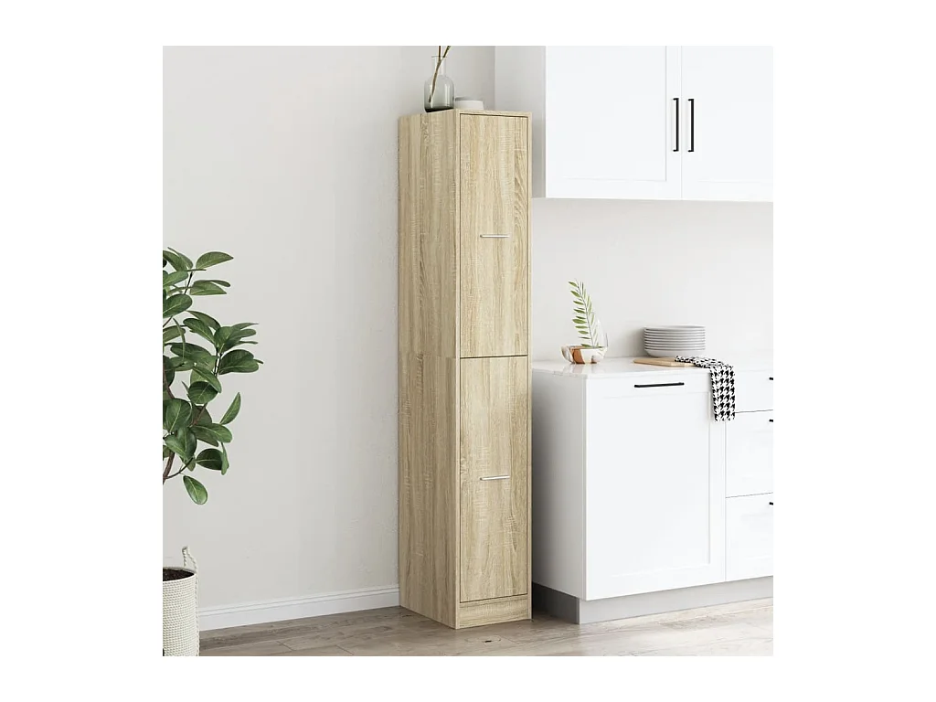 Armoire d'apothicaire chêne sonoma bois d'ingénierie