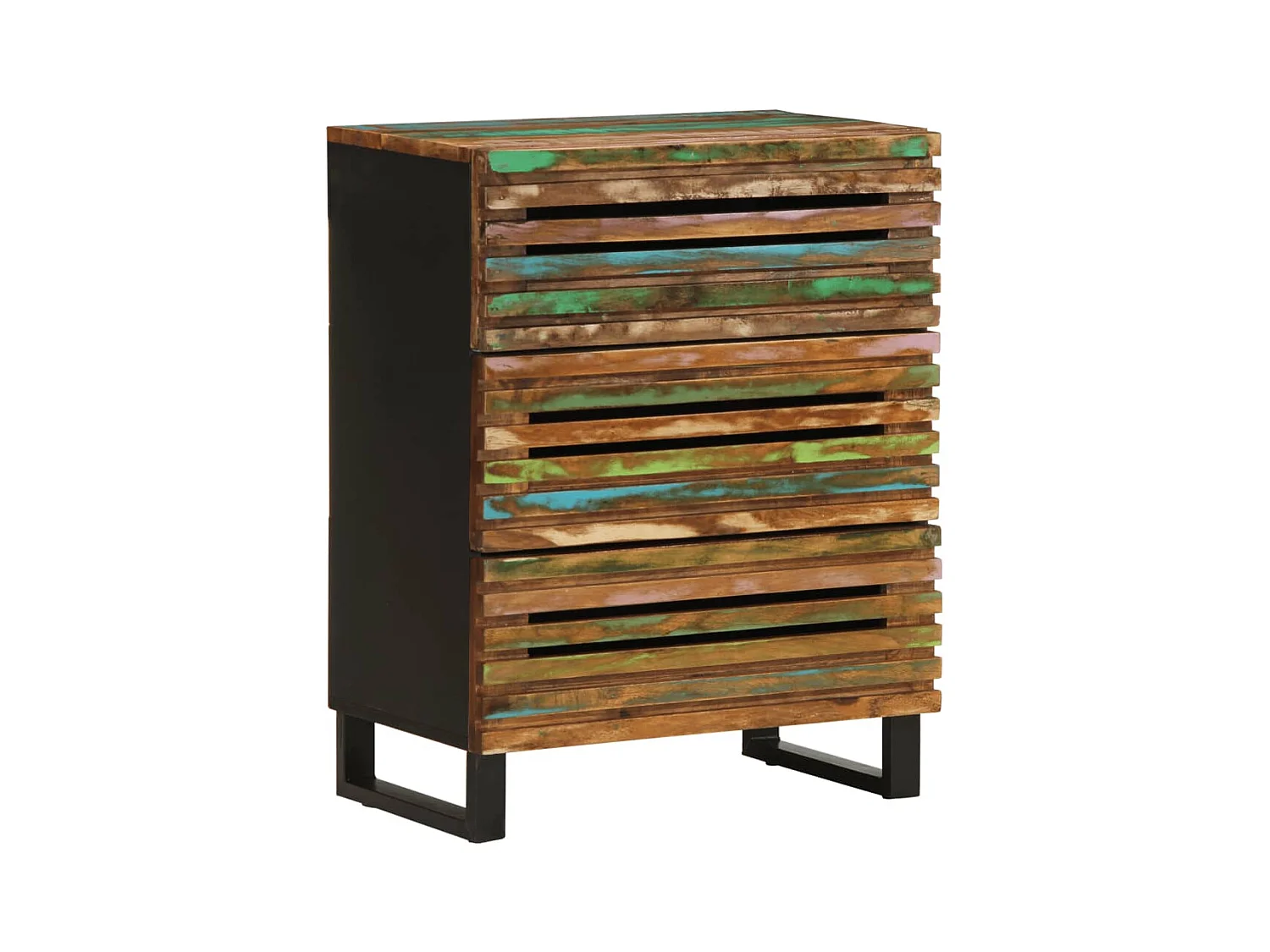Buffet 60x34x75 cm bois d'acacia massif