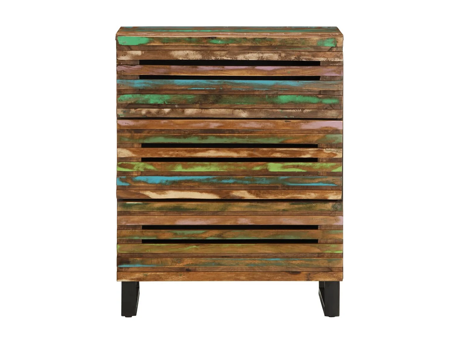 Credenza 60x34x75 cm in legno massello di acacia