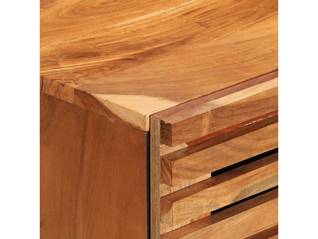 Sideboard 60x34x75 cm aus massivem Akazienholz