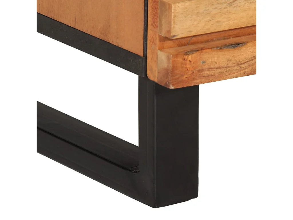 Sideboard 60x34x75 cm aus massivem Akazienholz