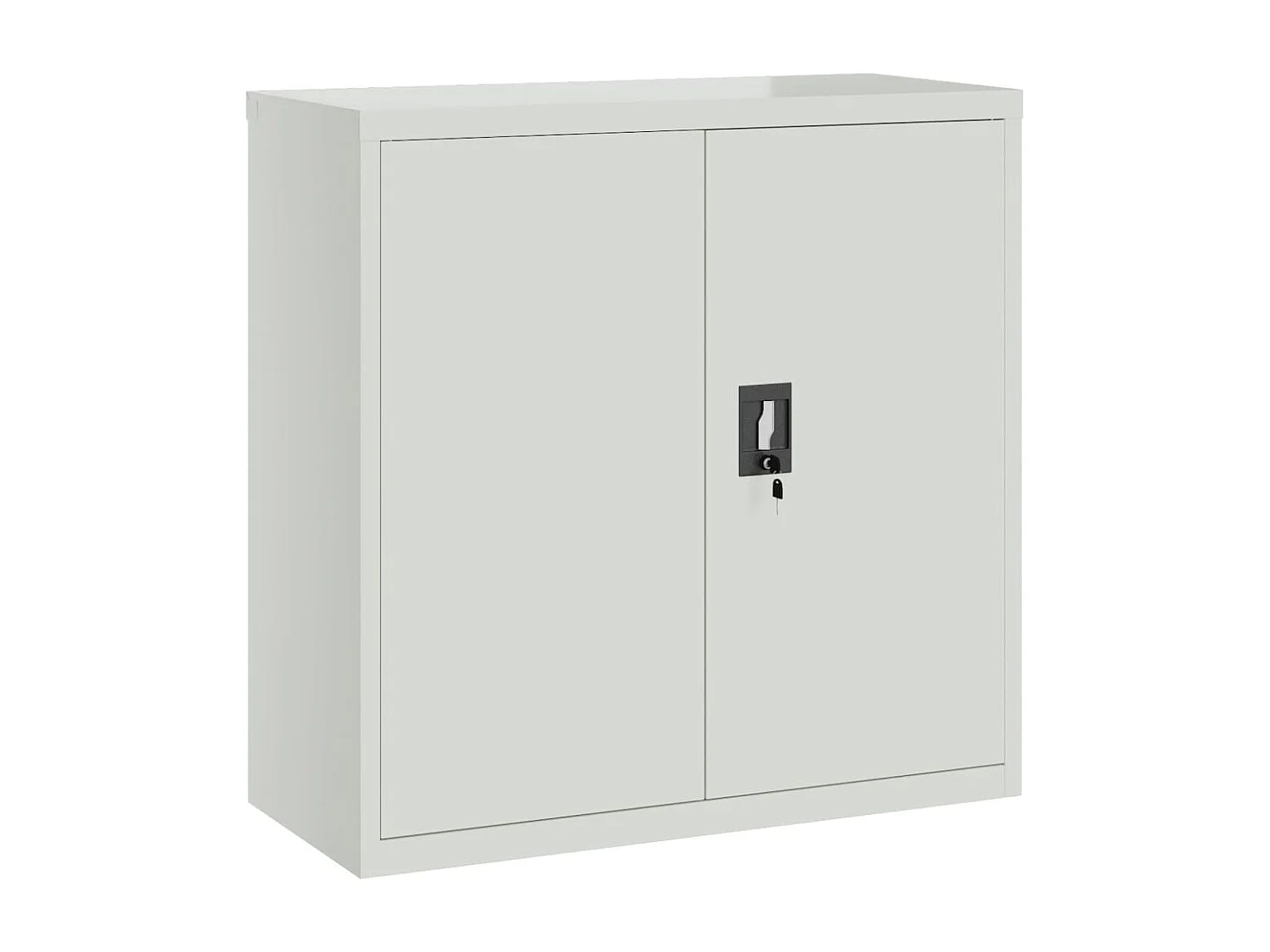 Classeur gris clair 90x40x130 cm acier