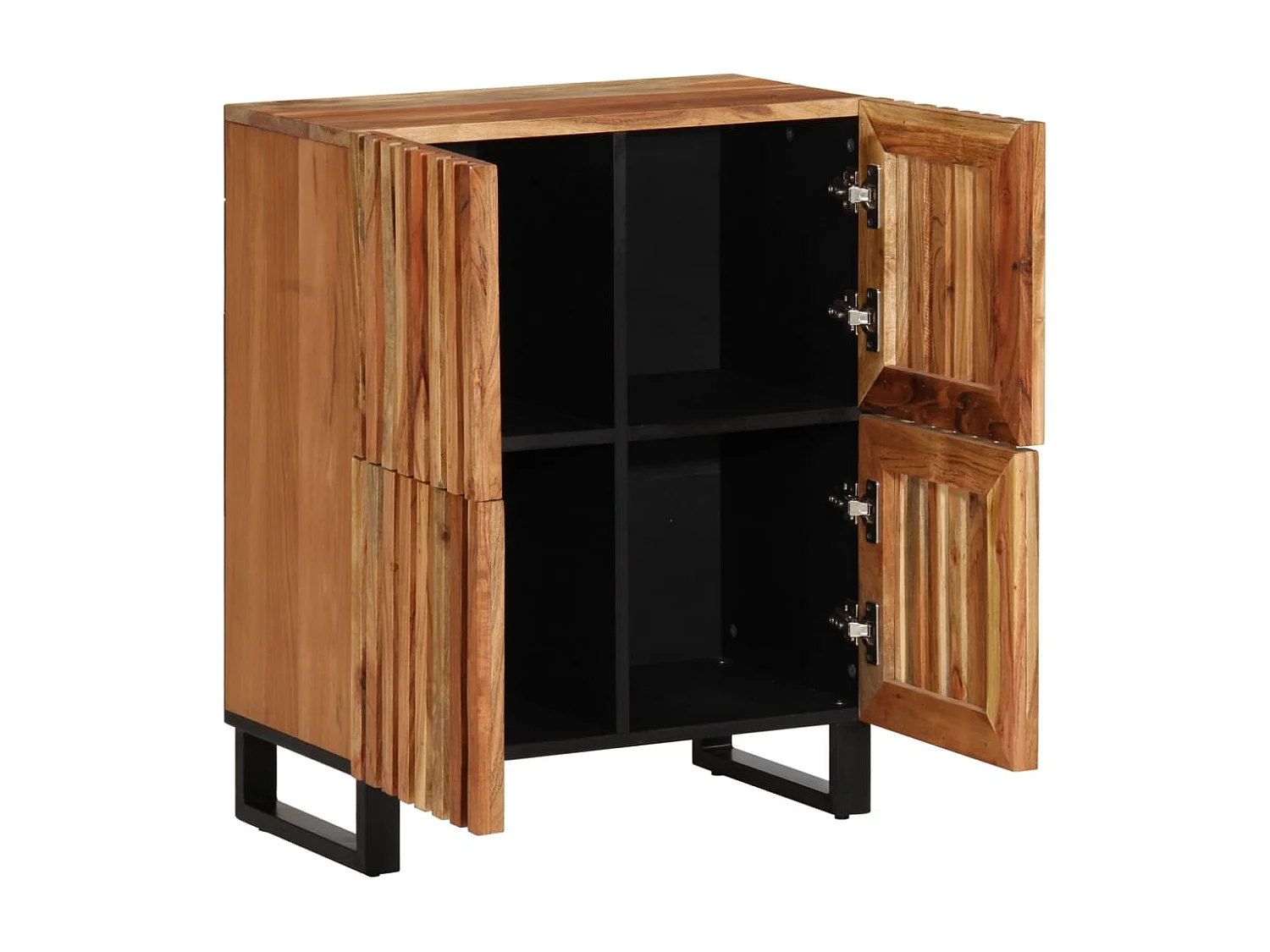 Sideboard 60x34x75 cm aus massivem Akazienholz