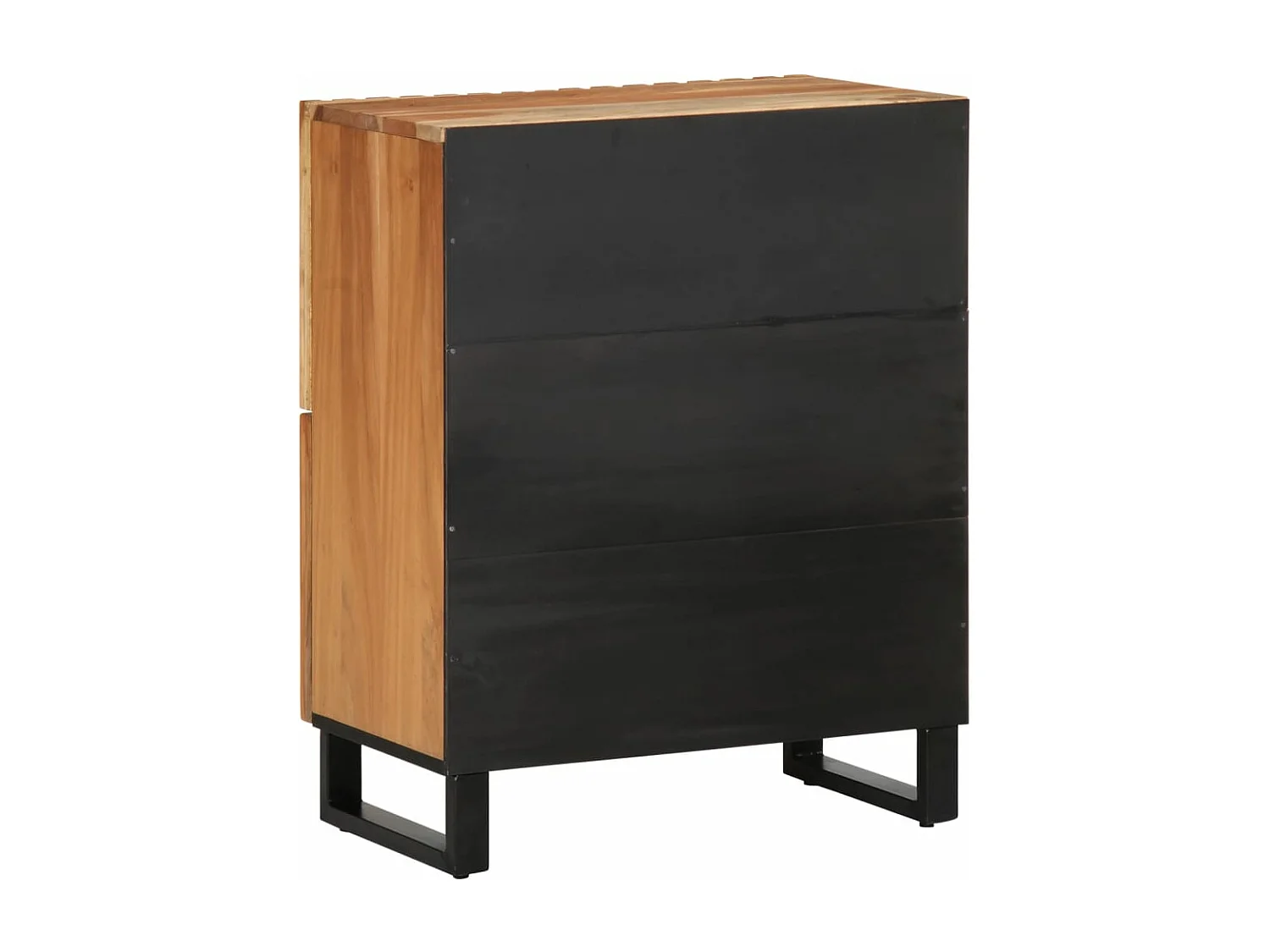 Sideboard 60x34x75 cm aus massivem Akazienholz