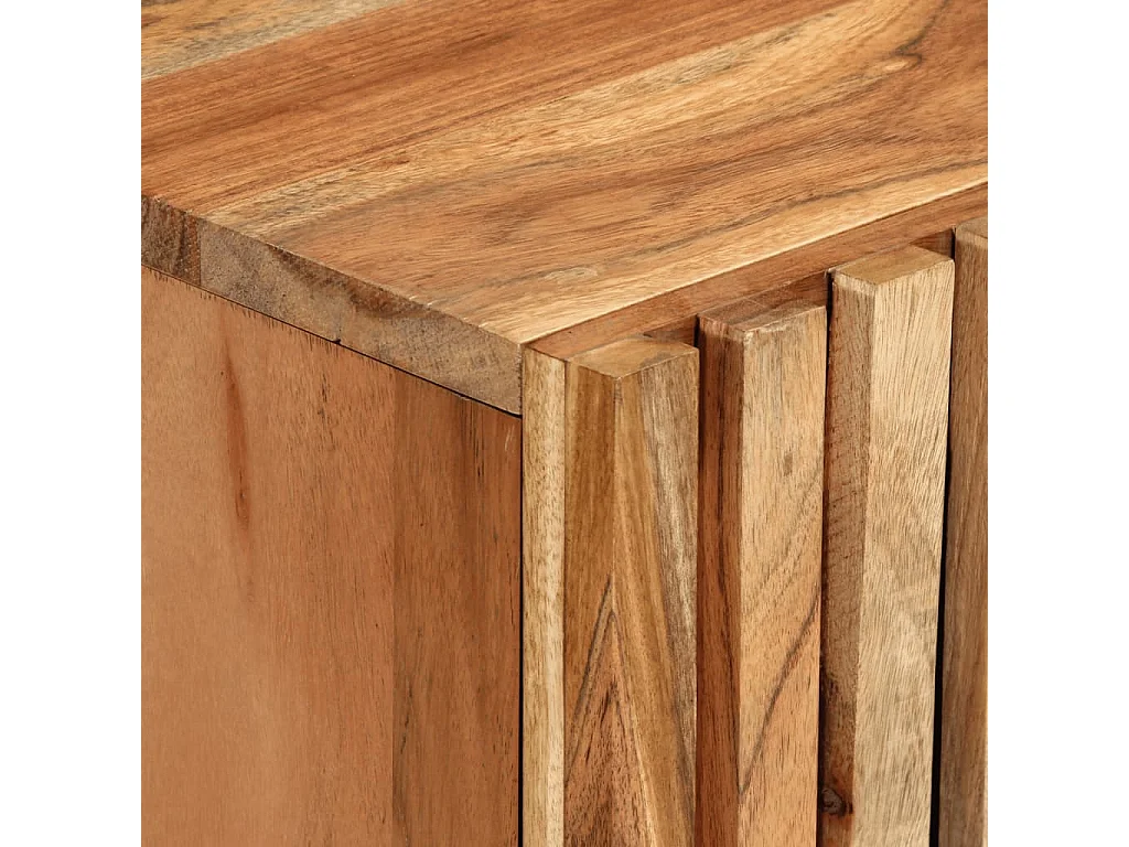 Sideboard 60x34x75 cm aus massivem Akazienholz