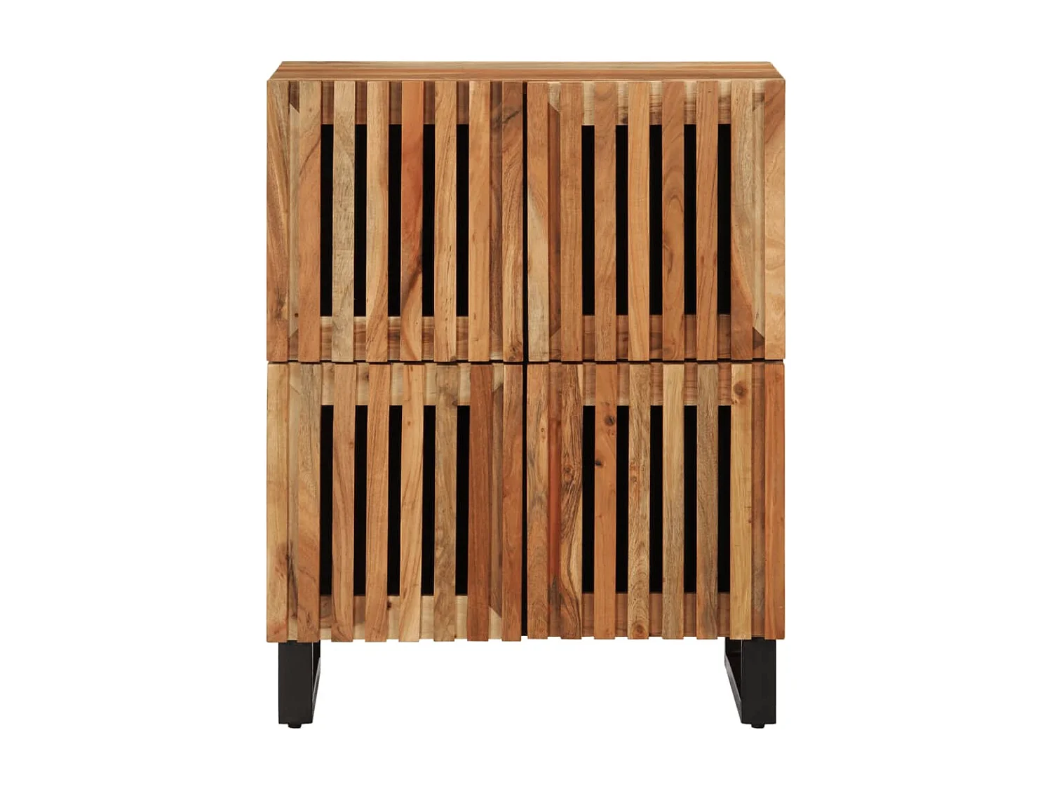 Buffet 60x34x75 cm bois d'acacia massif