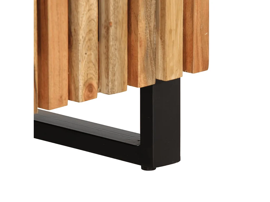 Buffet 60x34x75 cm bois d'acacia massif