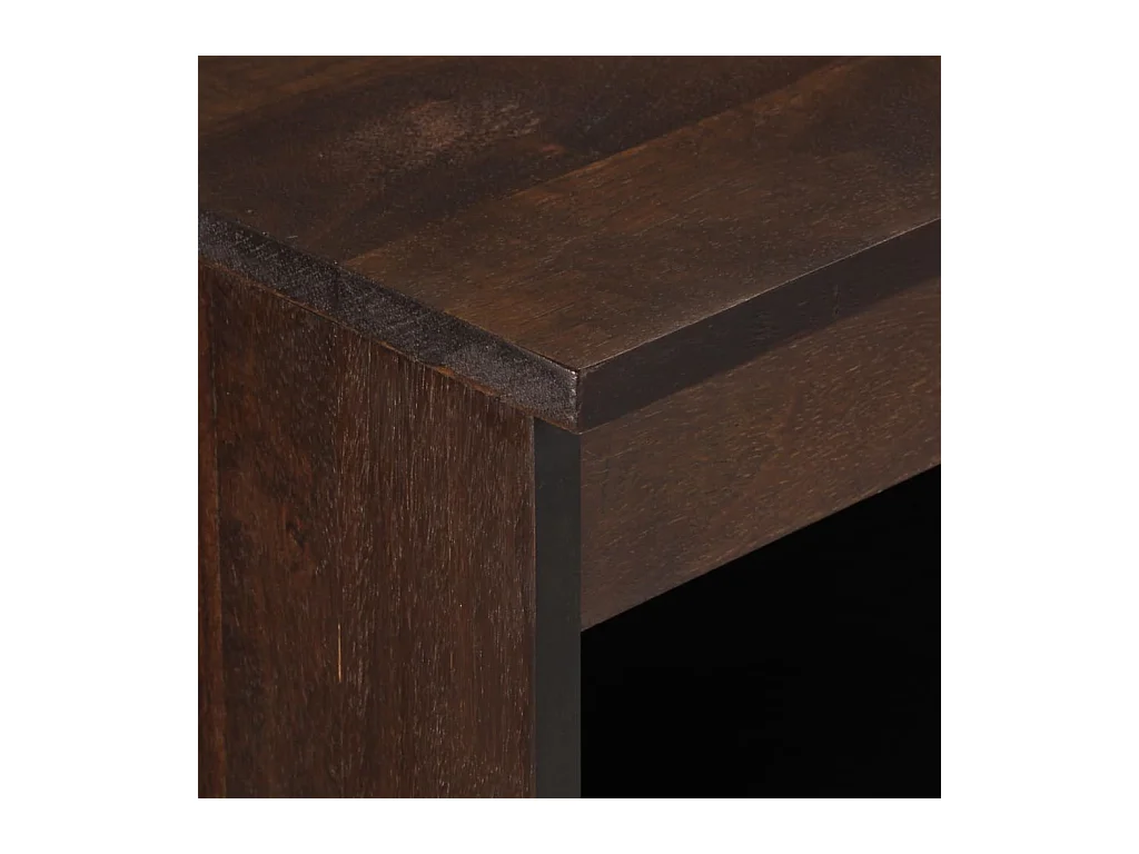 Buffet marron 60x34x75 cm bois massif de manguier